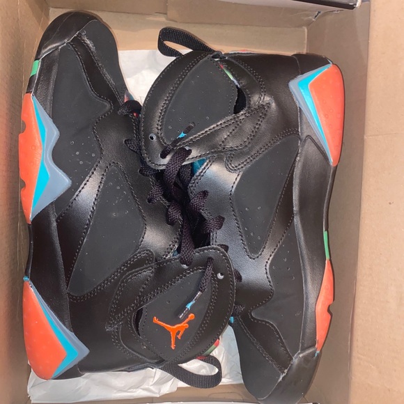 jordan retro 7 marvin the martian, size: 7 youth - Picture 2 of 6